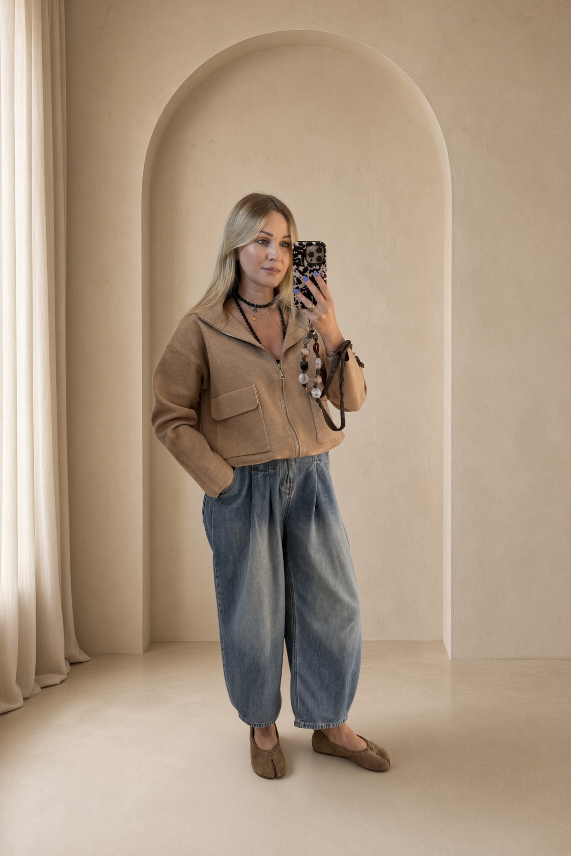 Rozpinana Dzianinowa Bluza