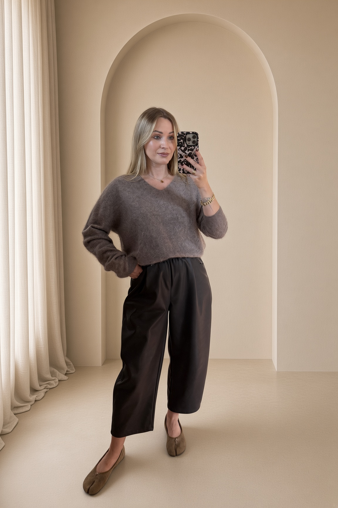 Sweter z wełny merino