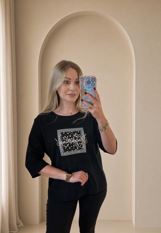 T-Shirt z rękawkiem do łokcia